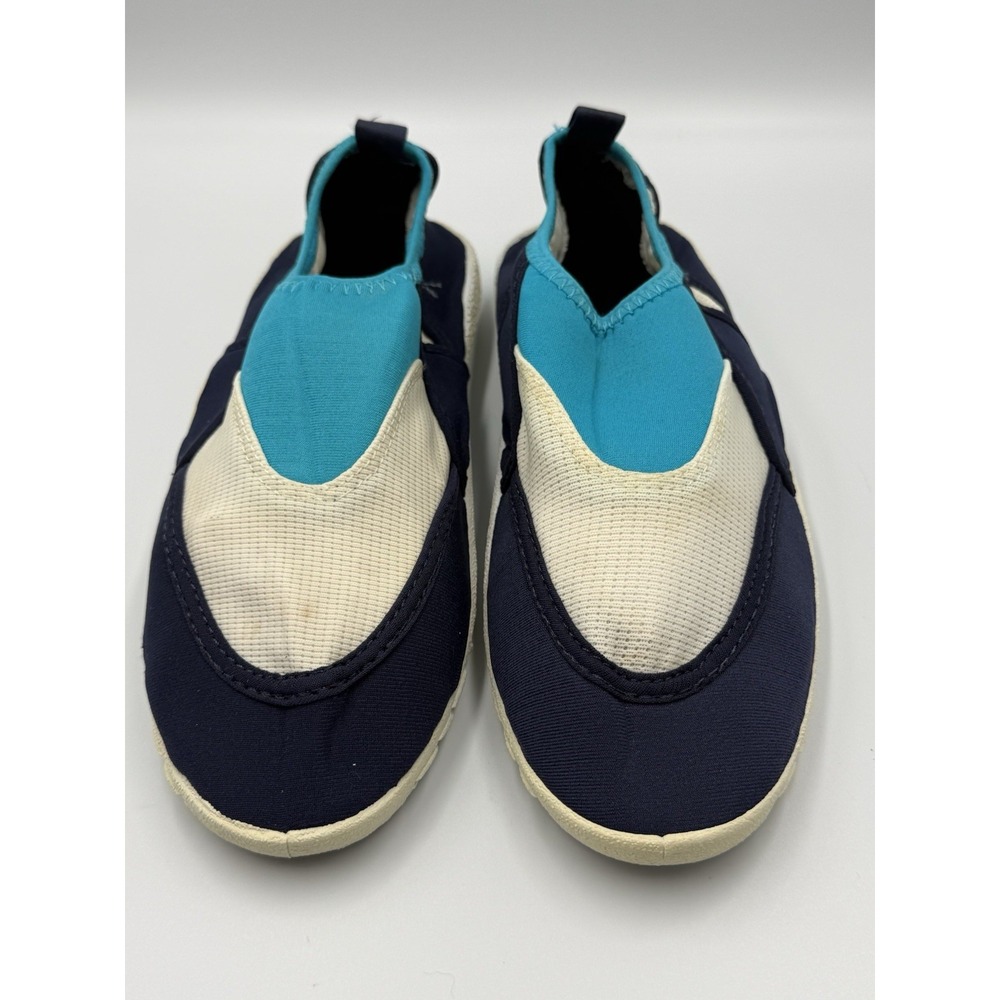 Surf Moc Women's Blue/Black Water Shoes Zip‎ Close Size 8